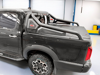 Дуга SPORT BAR 2 (2 задних прожектора, стоп-сигнал.Hilux, JAC и др.)