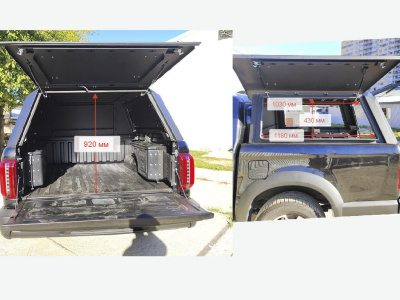 Кунг алюминиевый (3 двери) FOTON G7