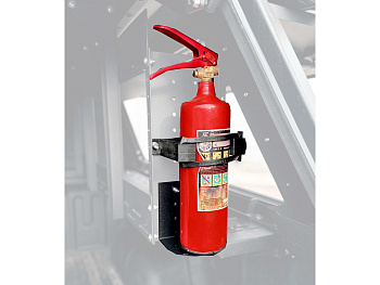 Кунг опция: Крепление под огнетушитель В 70-90 мм. (хомут, полка, крепеж).