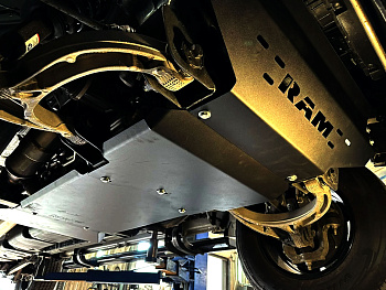 RAM 2018+  5.7 л. Защита днища (4 листа, 4 мм алюминий)