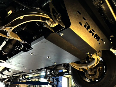 RAM 2018+  5.7 л. Защита днища (4 листа, 4 мм алюминий)