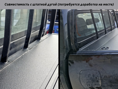 Крышка HAL 4-х секционная Hilux Revo '15 STANDART