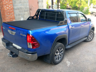 Дуга широкая с защитой стекла HAL PRO HILUX 8 REVO