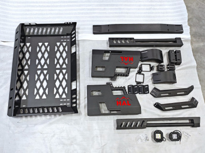 Дуга экспедиционная (корзина, 2 задних прожектора. Hilux, JAC и др.)