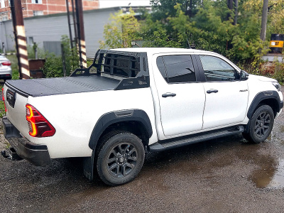 Дуга широкая с защитой стекла HAL PRO HILUX 8 REVO