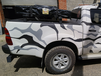 Багажник усиленный под палатку для крышки HAL PRO (крепеление и поперечины 1700 мм)