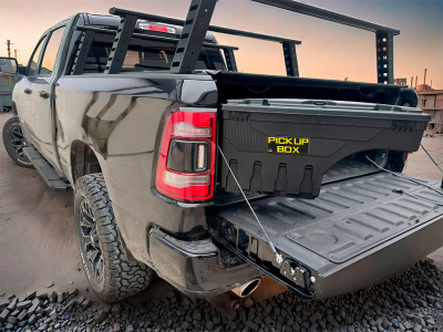 Бокс для пикапа поворот. RAM ЛЕВЫЙ PICKUPBOX