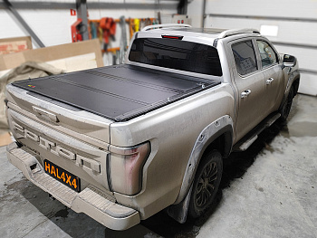 Крышка HAL 4-х секционная Foton V7/V9 (установка без дуг) 4S PRO