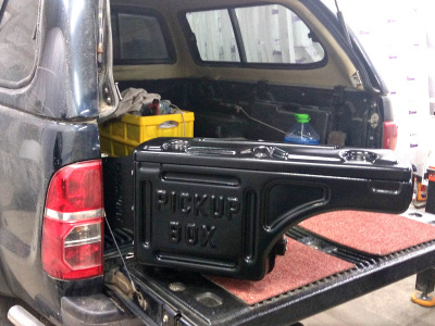 Бокс для пикапа поворот. JAC T8 ЛЕВЫЙ PICKUPBOX