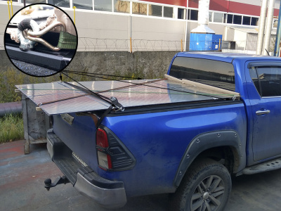 Крышка HAL 4-х секционная Hilux Revo '15 PRO