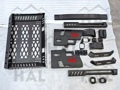 Дуга экспедиционная (корзина, 2 задних прожектора. Hilux, JAC и др.)