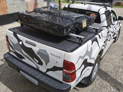 Багажник усиленный под палатку для крышки HAL PRO (крепеление и поперечины 1700 мм)