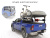 Крышка HAL 4-х секционная D-Max 2021+, кузов: RG-01 4S PRO