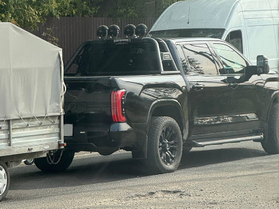 Дуга из круглых труб D76мм, нержавейка. Американские пикапы