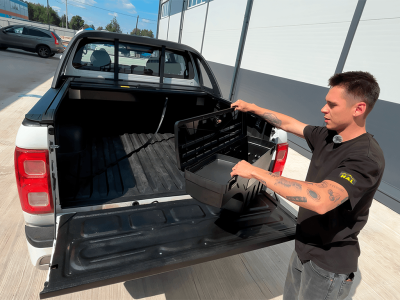 Бокс для пикапа поворот. HILUX 7 VIGO ЛЕВЫЙ PICKUPBOX